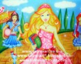 Lindo Painel Barbie Escola de Princesas